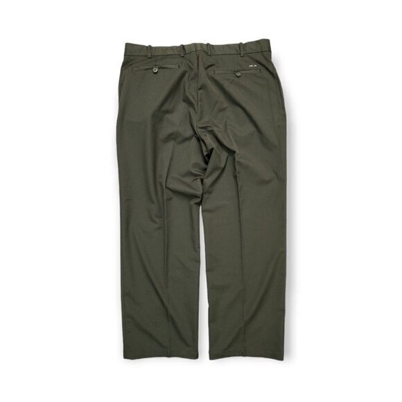 RLX Ralph Lauren Golf Stretch Pants 38x32‎ Mens Green Single Pleated Slacks - Picture 2 of 9